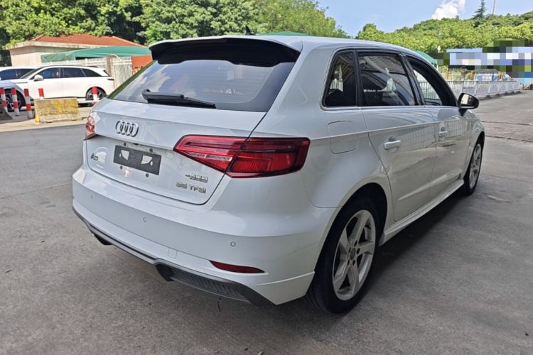 Used Audi A3 2020 Sportback 35 TFSI Fashion Edition China VI Emission Standard Rear Right 45 Deg