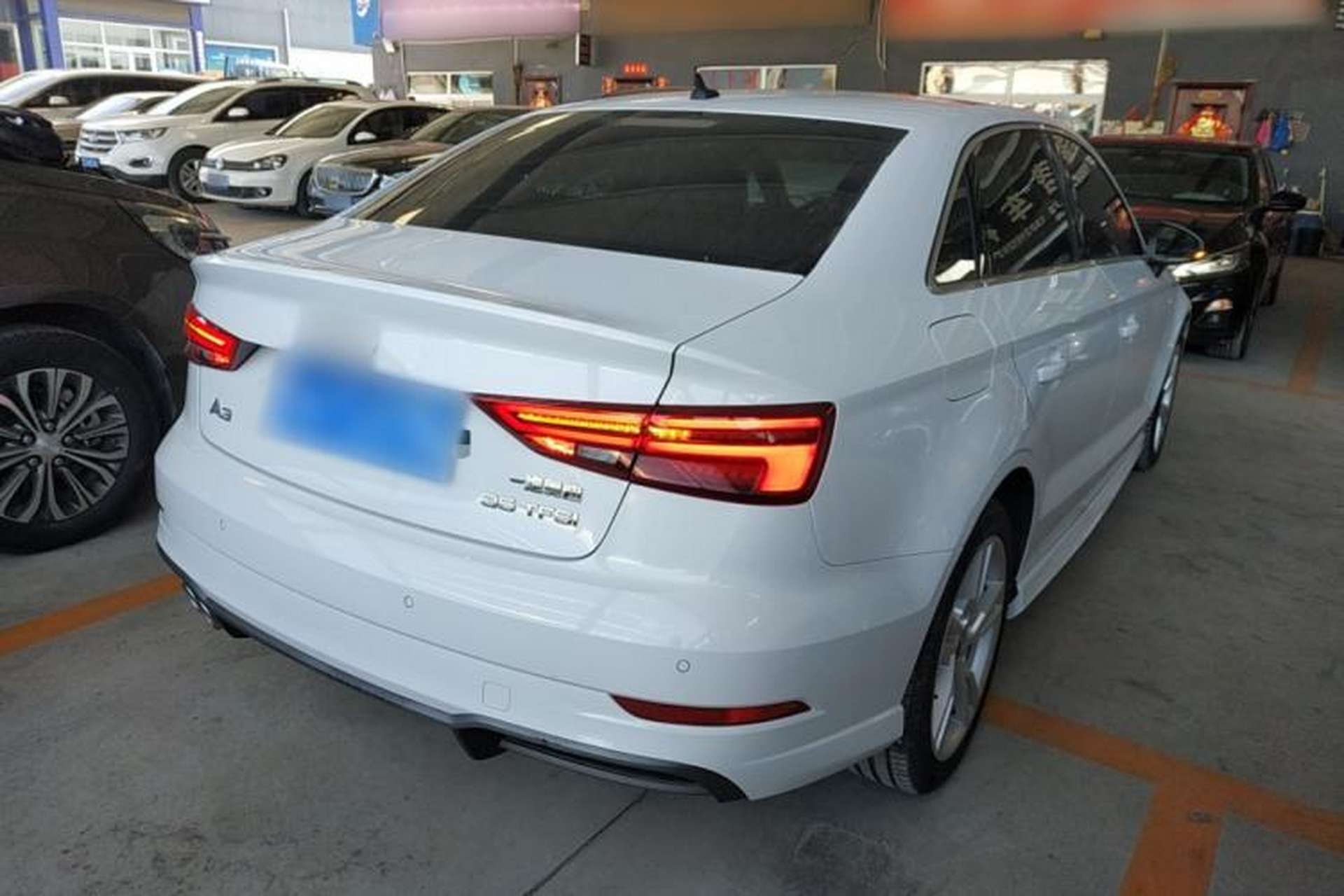 Used Audi A3 2020 Limousine 35 TFSI Fashion Edition China VI Emission Standard Rear Right 45 Deg
