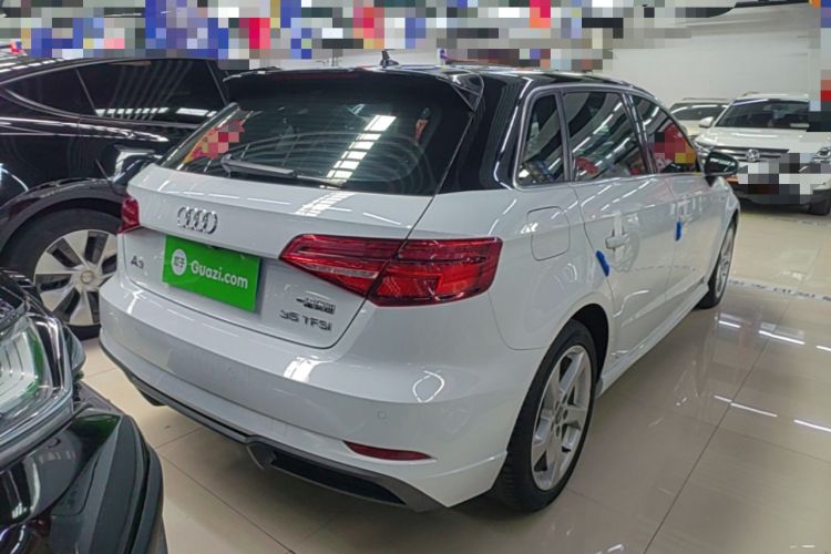 Used Audi A3 2020 Sportback 35 TFSI Fashion Edition China VI Emission Standard Rear Right 45 Deg