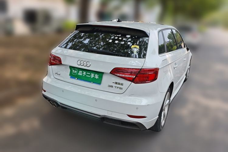 Used Audi A3 2020 Sportback 35 TFSI Fashion Edition China VI Emission Standard Rear Right 45 Deg