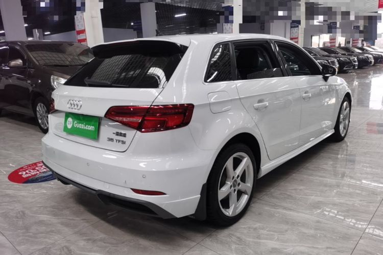 Used Audi A3 2020 Sportback 35 TFSI Fashion Edition China VI Emission Standard Rear Right 45 Deg