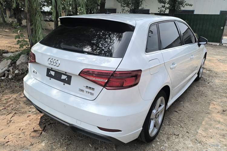 Used Audi A3 2020 Sportback 35 TFSI Fashion Edition China VI Emission Standard Rear Right 45 Deg