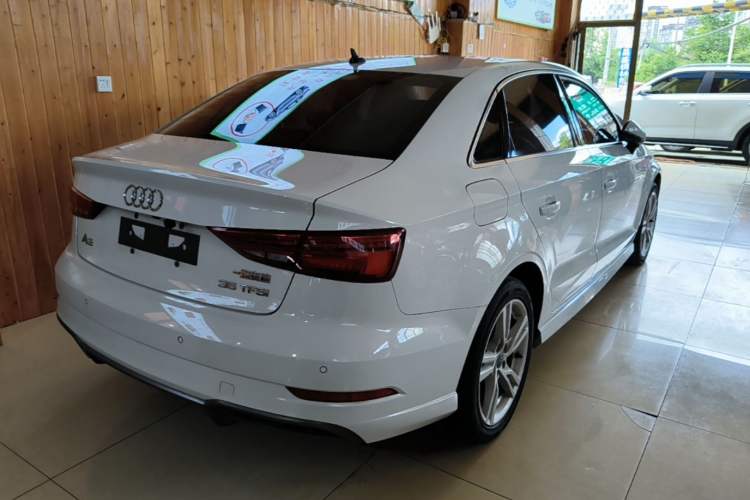 Used Audi A3 2020 Limousine 35 TFSI Fashion Edition China VI Emission Standard Rear Right 45 Deg