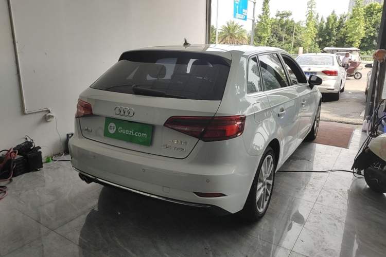 Used Audi A3 2020 Restyled Sportback 35 TFSI Entry-Level China VI Emission Standard Rear Right 45 Deg