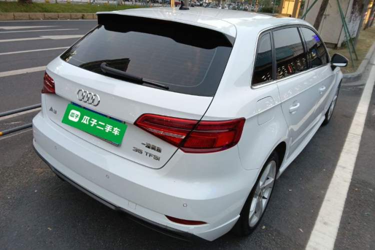 Used Audi A3 2020 Sportback 35 TFSI Fashion Edition China VI Emission Standard Rear Right 45 Deg