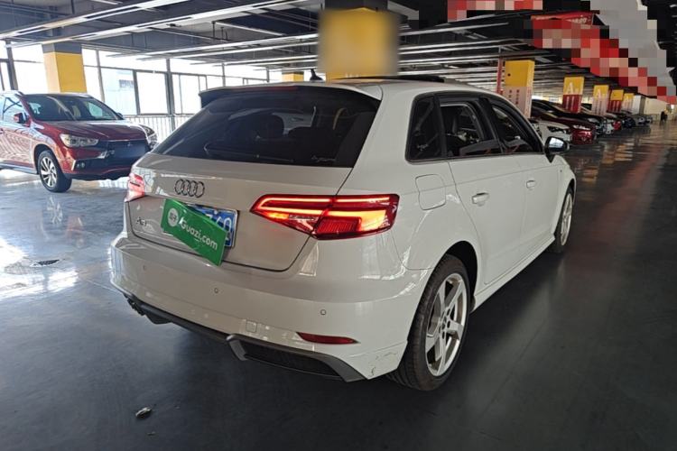 Used Audi A3 2020 Sportback 35 TFSI Fashion Edition China VI Emission Standard Rear Right 45 Deg