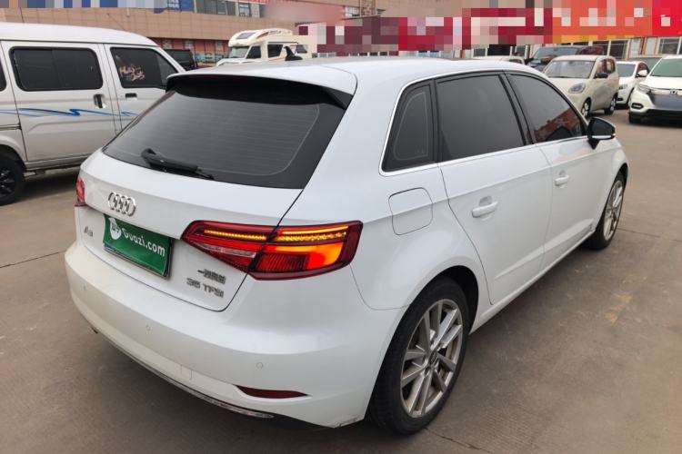 Used Audi A3 2020 Restyled Sportback 35 TFSI Entry-Level China VI Emission Standard Rear Right 45 Deg