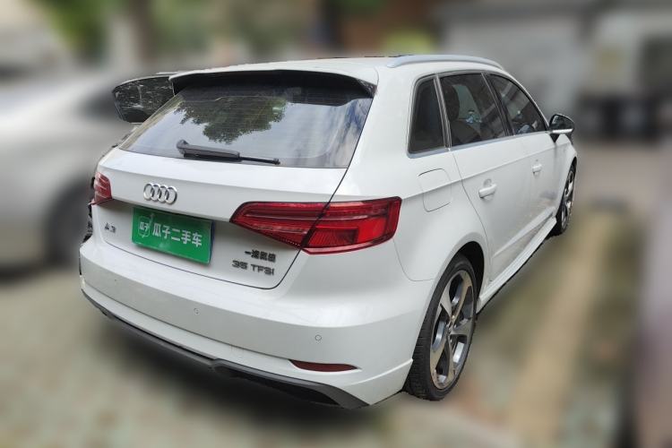 Used Audi A3 2020 Sportback 35 TFSI Sporty Model China VI Rear Right 45 Deg