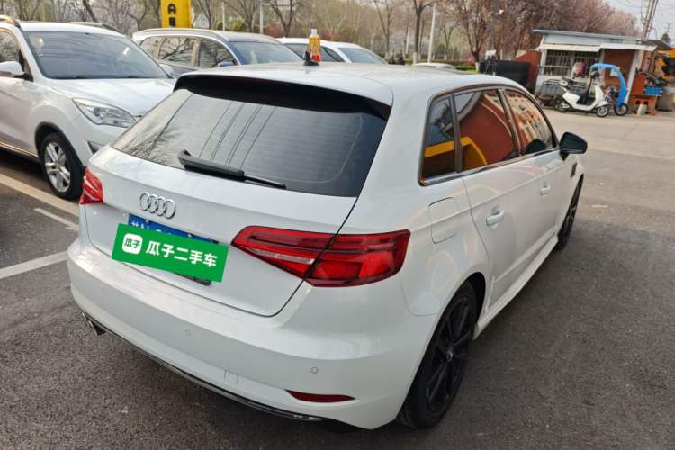 Used Audi A3 2020 Restyled Sportback 35 TFSI Entry-Level China VI Emission Standard Rear Right 45 Deg