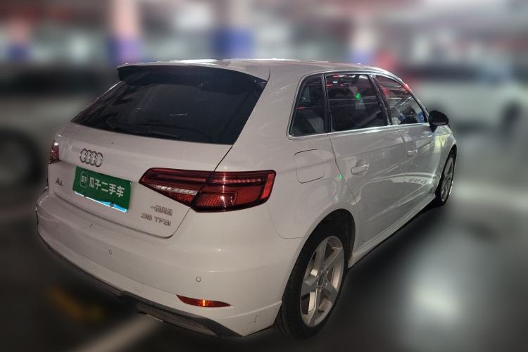 Used Audi A3 2020 Sportback 35 TFSI Fashion Edition China VI Emission Standard Rear Right 45 Deg