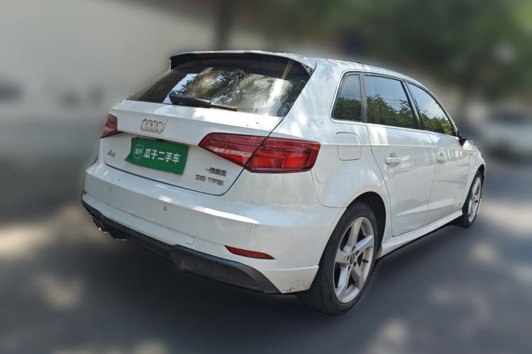 Used Audi A3 2020 Sportback 35 TFSI Fashion Edition China VI Emission Standard Rear Right 45 Deg