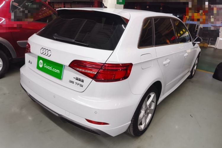 Used Audi A3 2020 Sportback 35 TFSI Fashion Edition China VI Emission Standard Rear Right 45 Deg