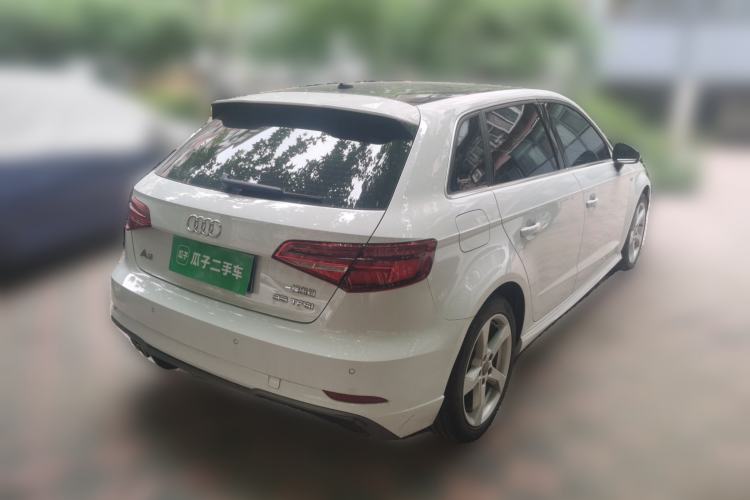 Used Audi A3 2020 Sportback 35 TFSI Fashion Edition China VI Emission Standard Rear Right 45 Deg
