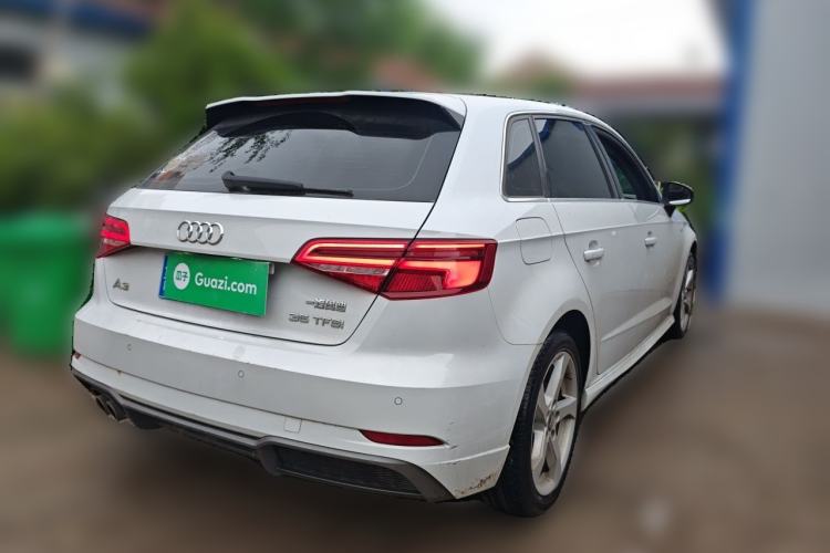 Used Audi A3 2020 Sportback 35 TFSI Fashion Edition China VI Emission Standard Rear Right 45 Deg