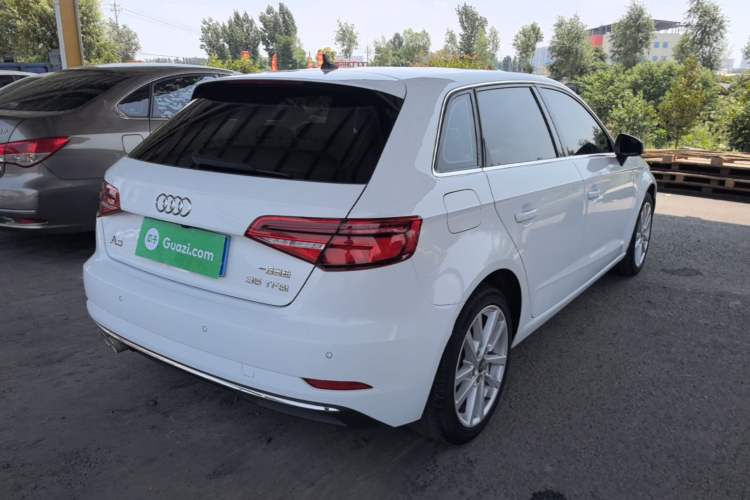 Used Audi A3 2020 Restyled Sportback 35 TFSI Entry-Level China VI Emission Standard Rear Right 45 Deg