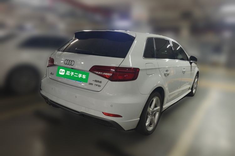 Used Audi A3 2020 Sportback 35 TFSI Fashion Edition China VI Emission Standard Rear Right 45 Deg