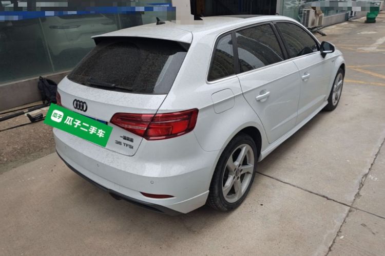 Used Audi A3 2020 Sportback 35 TFSI Fashion Edition China VI Emission Standard Rear Right 45 Deg