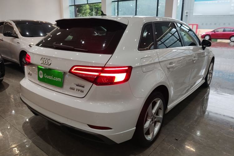 Used Audi A3 2020 Sportback 35 TFSI Fashion Edition China VI Emission Standard Rear Right 45 Deg