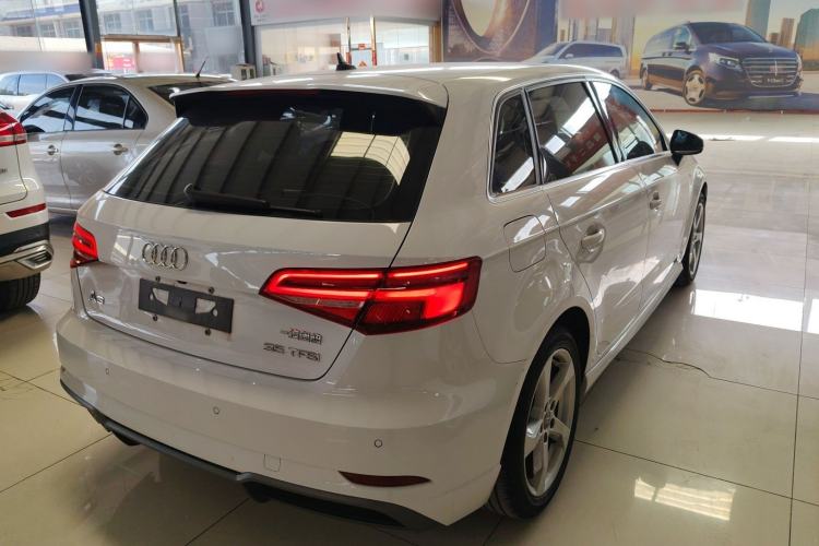Used Audi A3 2020 Sportback 35 TFSI Fashion Edition China VI Emission Standard Rear Right 45 Deg