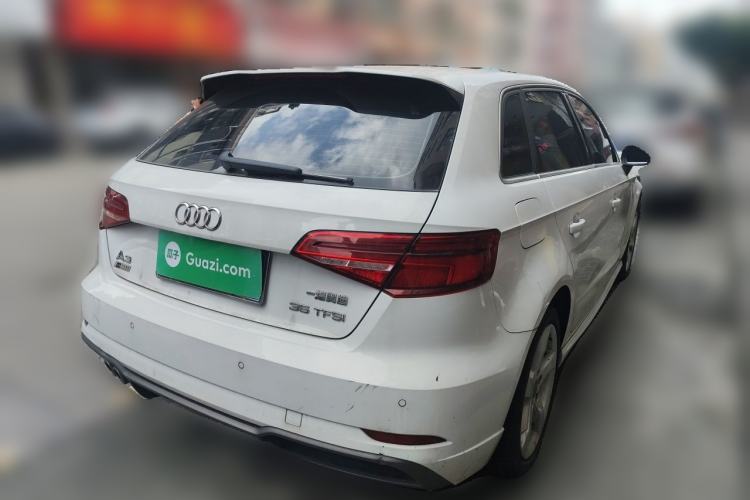 Used Audi A3 2020 Sportback 35 TFSI Fashion Edition China VI Emission Standard Rear Right 45 Deg