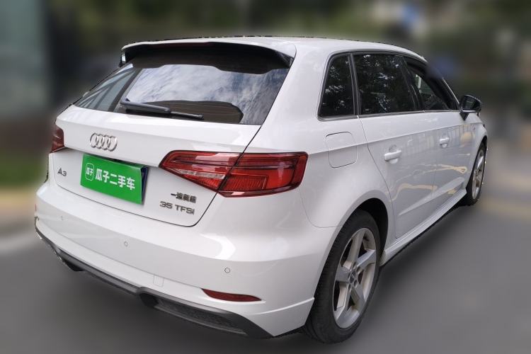Used Audi A3 2020 Sportback 35 TFSI Fashion Edition China VI Emission Standard Rear Right 45 Deg