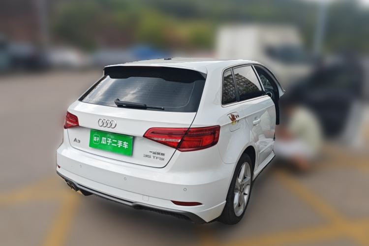 Used Audi A3 2020 Sportback 35 TFSI Fashion Edition China VI Emission Standard Rear Right 45 Deg
