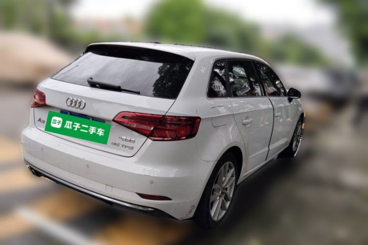 Used Audi A3 2020 Sportback 35 TFSI Ambition China VI Rear Right 45 Deg