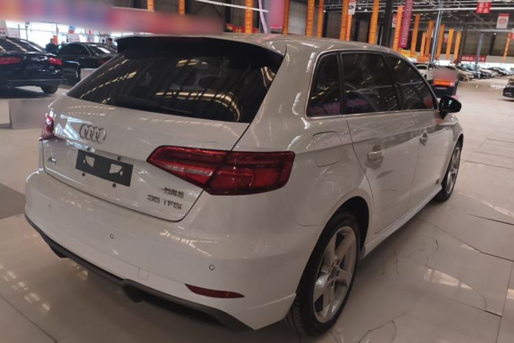 Used Audi A3 2020 Sportback 35 TFSI Fashion Edition China VI Emission Standard Rear Right 45 Deg