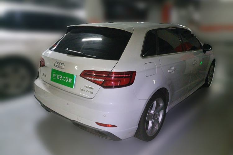 Used Audi A3 2020 Sportback 35 TFSI Fashion Edition China VI Emission Standard Rear Right 45 Deg