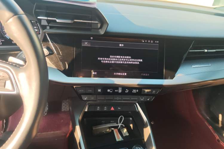 Used Audi A3 2021 Sportback 35 TFSI Advanced Sport Edition Audio And AC Panel