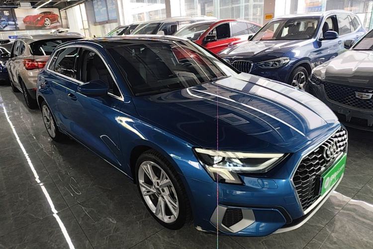 Used Audi A3 2021 Sportback 35 TFSI Stylish and Elegant Model Front Right 45 Deg