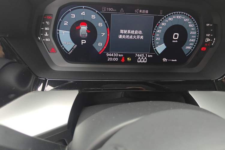 Used Audi A3 2021 Sportback 35 TFSI Stylish and Elegant Model Odometer Close Up