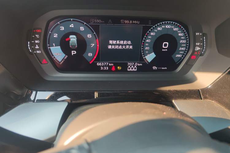 Used Audi A3 2021 Sportback 35 TFSI Advanced Sport Edition Odometer Close Up
