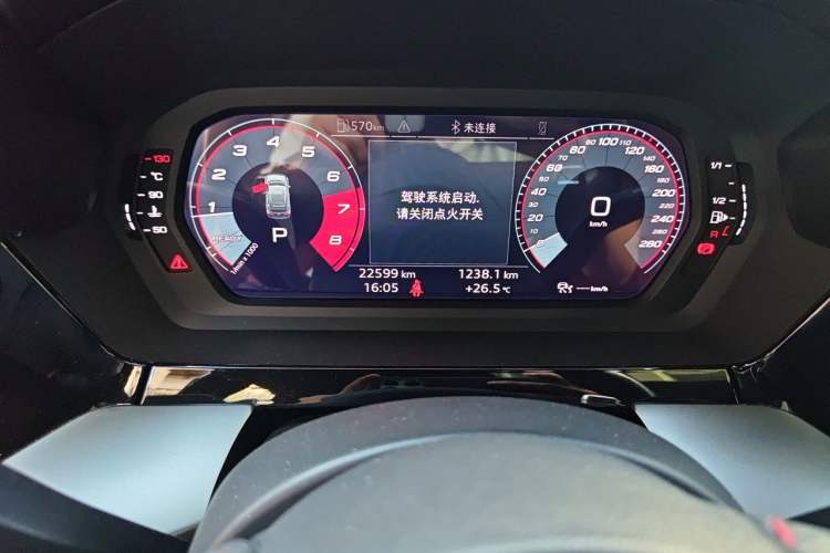Used Audi A3 2021 Sportback 35 TFSI Fashionable Sports Model Odometer Close Up