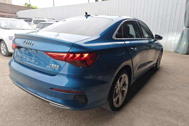 Used Audi A3 2021 A3L Limousine 35 TFSI Fashionable and Elegant Model Rear Right 45 Deg