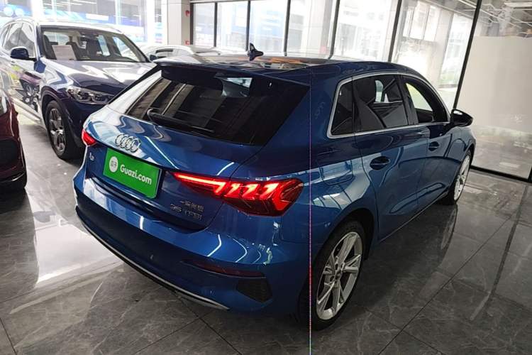 Used Audi A3 2021 Sportback 35 TFSI Stylish and Elegant Model Rear Right 45 Deg