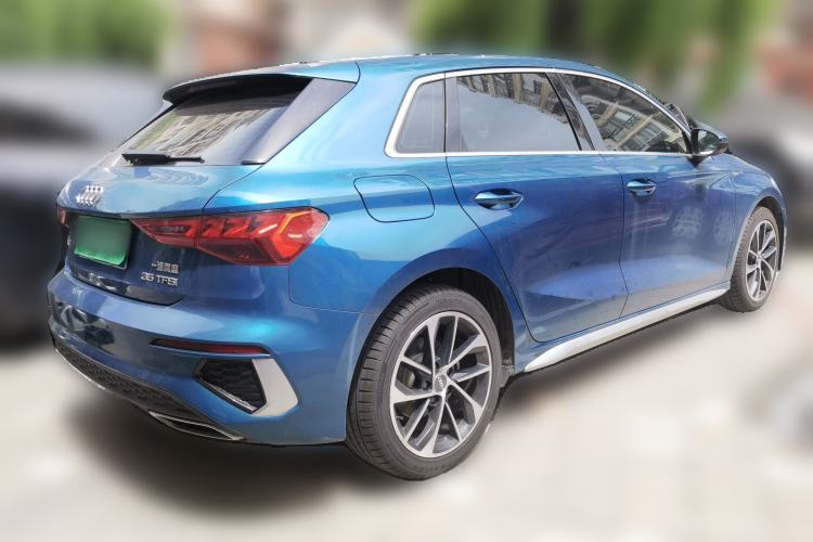 Used Audi A3 2021 Sportback 35 TFSI Advanced Sport Edition Rear Right 45 Deg