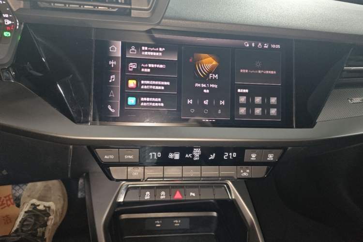 Used Audi A3 2021 Sportback 35 TFSI Fashionable Sports Model Audio And AC Panel