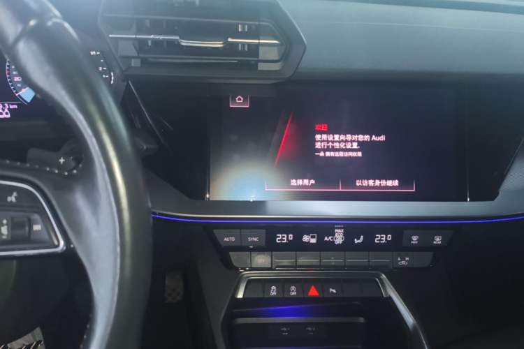 Used Audi A3 2021 Sportback 35 TFSI Fashionable Sports Model Audio And AC Panel