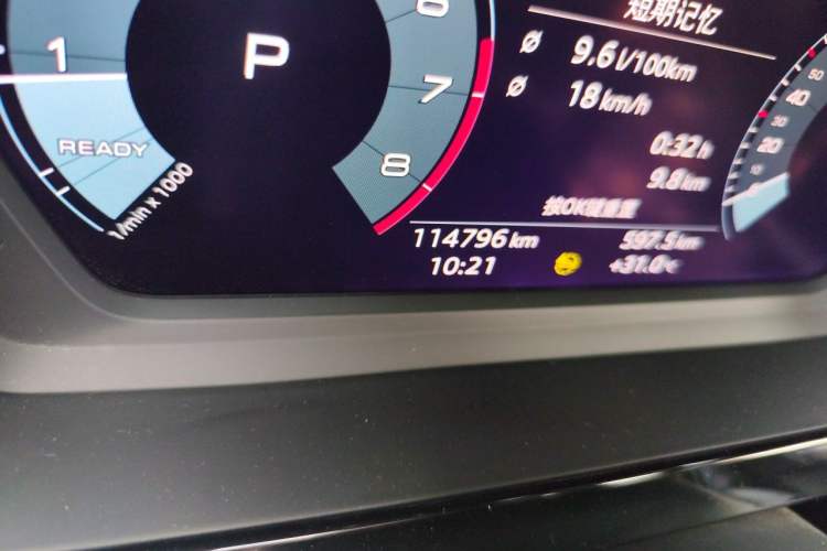 Used Audi A3 2021 A3L Limousine 35 TFSI Fashionable and Elegant Model Odometer Close Up