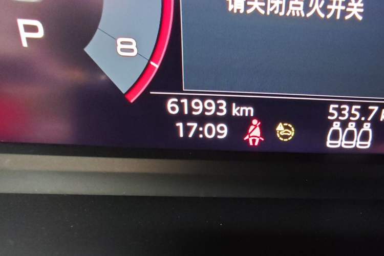 Used Audi A3 2021 A3L Limousine 35 TFSI Fashion Sport Model Odometer Close Up