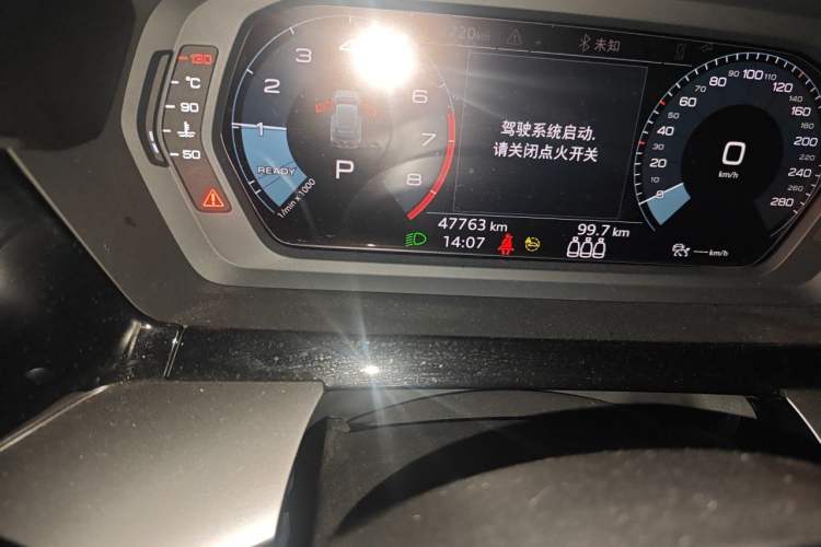 Used Audi A3 2021 Sportback 35 TFSI Fashionable Sports Model Odometer Close Up