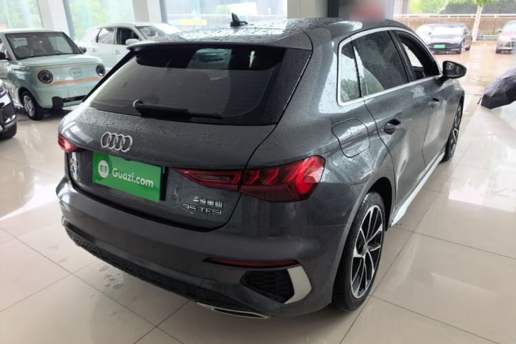 Used Audi A3 2021 Sportback 35 TFSI Advanced Sport Edition Rear Right 45 Deg