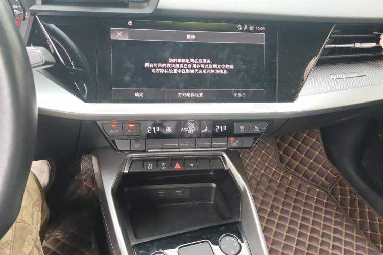 Used Audi A3 2021 Sportback 35 TFSI Fashionable Sports Model Audio And AC Panel