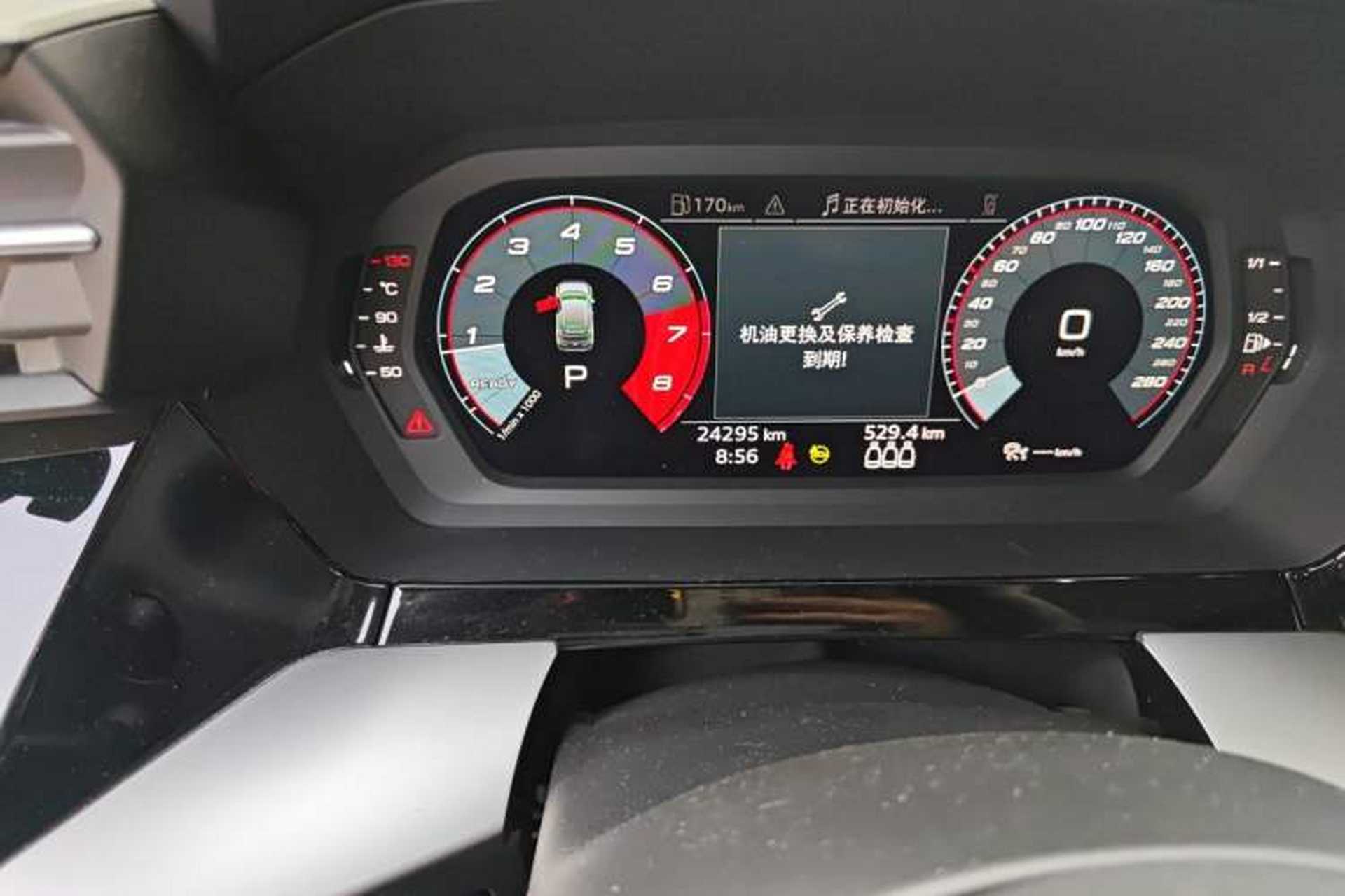 Used Audi A3 2021 Sportback 35 TFSI Fashionable Sports Model Odometer Close Up