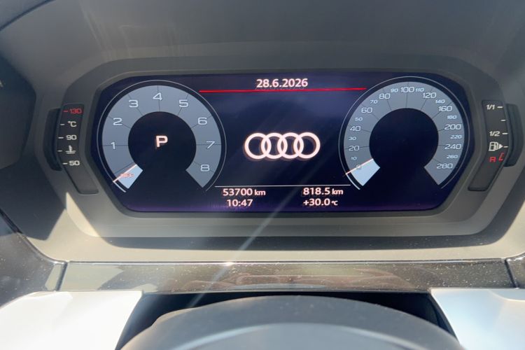 Used Audi A3 2021 Sportback 35 TFSI Fashionable Sports Model Odometer Close Up
