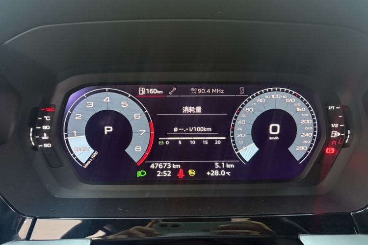 Used Audi A3 2021 Sportback 35 TFSI Ambition Style Edition Odometer Close Up