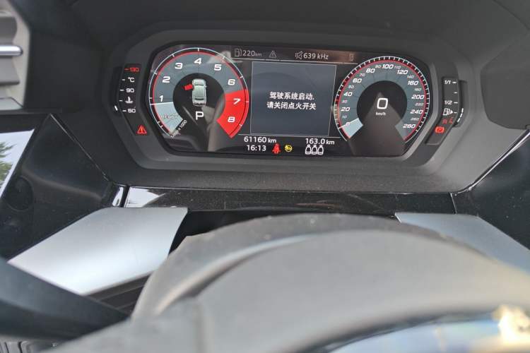 Used Audi A3 2021 A3L Limousine 35 TFSI Fashionable and Elegant Model Odometer Close Up