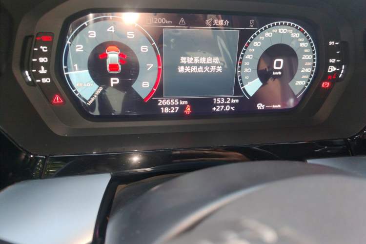 Used Audi A3 2021 Sportback 35 TFSI Fashionable Sports Model Odometer Close Up