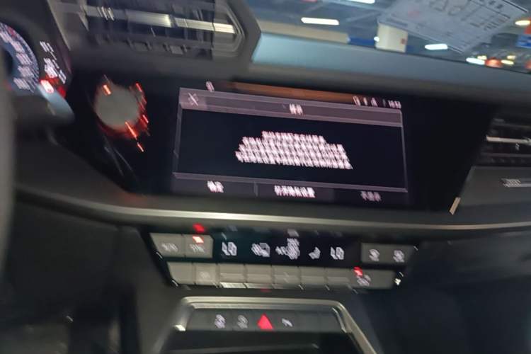 Used Audi A3 2021 Sportback 35 TFSI Fashionable Sports Model Audio And AC Panel